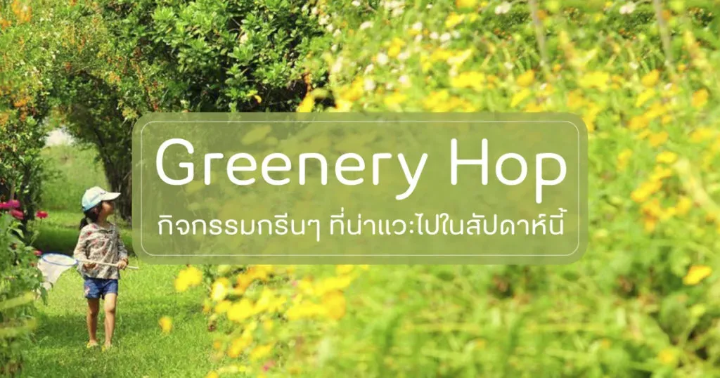 ฉลองสัปดาห์เงินเดือนออกกับกิจกรรมกรีนๆ 22–28 มิถุนายนนี้