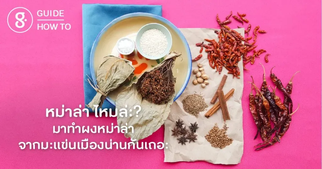 หม่าล่า ไหมล่ะ? มาทำผงหม่าล่าจากมะแข่นเมืองน่านกันเถอะ