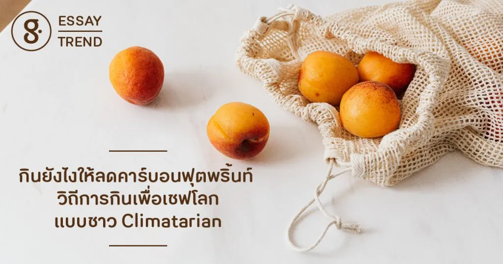 กินยังไงให้ลดคาร์บอนฟุตพริ้นท์ วิถีการกินเพื่อเซฟโลกแบบชาว Climatarian