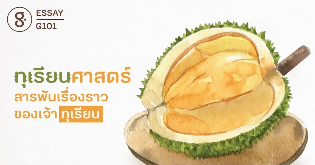 ทุเรียนศาสตร์ สารพันเรื่องราวของเจ้าทุเรียน